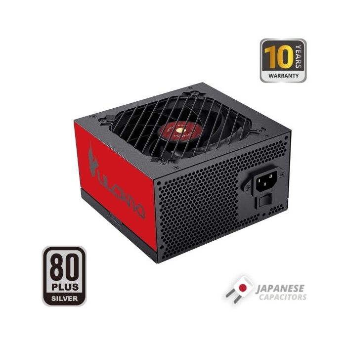 Mars Gaming MPVU750SI Fuente de Alimentacion ATX de 750W - 80 Plus Silver - Ventilador de 12cm - 14dB - 150x145x85mm - Color Negro