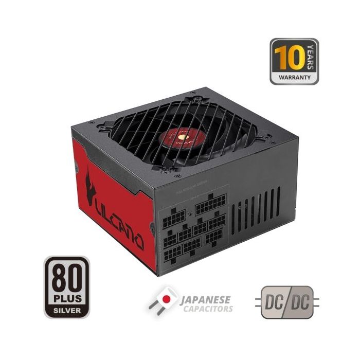 Mars Gaming MPVU750SIM Fuente de Alimentacion ATX de 750W - 80 Plus Silver - Modular - 14dB - 150x160x85mm - Color Negro