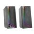 Mars Gaming MS72 Altavoces Gaming de 15W - Luces RGB - Jack 3.5mm - Procesador de Sonido DSP - 178x79x110mm - Color Negro