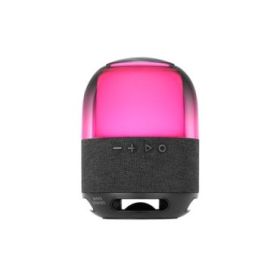 Mars Gaming MS-FLOW Altavoz Bluetooth de 15W - Luces RGB 360 Grados - Bateria de 2000mAh - Compacto - Alcance hasta 10m - Color Negro
