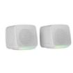 Mars Gaming MS-PRO Altavoz Compacto de 10W - Alimentacion USB - Luces RGB - Jack 3.5mm - Cable de 80cm - Color Blanco