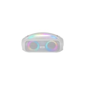 Mars Gaming MS-PULSE Altavoz Bluetooth de 50W - Luces RGB - Bateria de 5000mAh - Microfono Integrado - Color Blanco