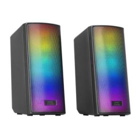 Mars Gaming MSRGB2 Altavoces Gaming de 15W - Luces RGB - Bluetooth 5.3 - Alimentacion por USB - Jack 3.5mm - Color Negro