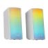 Mars Gaming MSRGB2 Altavoces Gaming de 15W - Luces RGB - Bluetooth 5.3 - Alimentacion por USB - Jack 3.5mm - Color Blanco