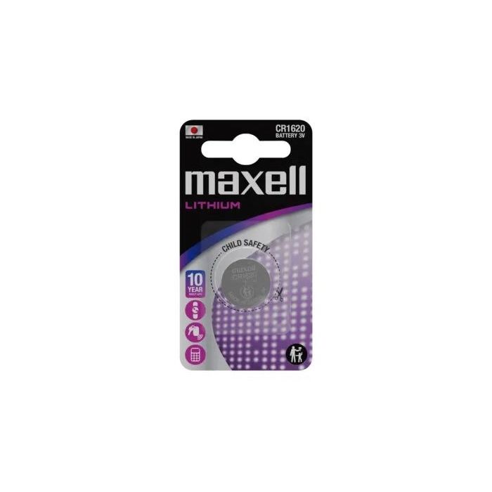 Maxell Lithium CR1620 Pack de 1 Pila 3V