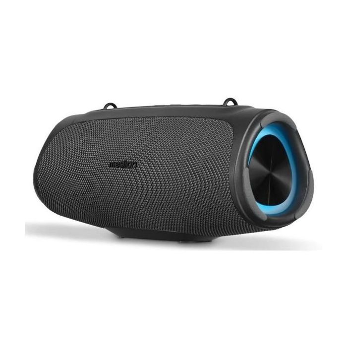 Medion Life P61746 M Altavoz 30W - Bluetooth 5.3 - Modo Broadcast - Resistente al Agua - Hasta 42 Horas de Autonomia - Iluminacion RGB - Color Antracita