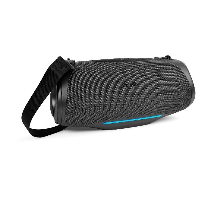 Medion Life P61762 L Altavoz 50W - Bluetooth 5.3 - Modo Broadcast - Resistente al Agua - Hasta 47 Horas de Autonomia - Iluminacion RGB - Color Antracita