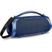Medion Life P61768 XL Altavoz 50W + 50W RMS - Bluetooth 5.3 - Modo Broadcast - Resistente al Agua - Hasta 30 Horas de Autonomia - Iluminacion RGB - Color Azul