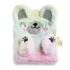 Miquel Rius Back2Fun Diario Secreto Peluche Oso Arcoiris - 80 Hojas Rayadas de Papel 80gr - Cierre con Llave