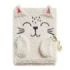 Miquel Rius Back2Fun Diario Secreto Peluche Gato - 80 Hojas Rayadas de Papel 80gr - Cierre con Llave