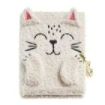 Miquel Rius Back2Fun Diario Secreto Peluche Gato - 80 Hojas Rayadas de Papel 80gr - Cierre con Llave