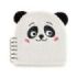 Miquel Rius Back2Fun Cuaderno Peluche Panda - 160 Hojas Lisas de Papel 80 g/m2 - Guardas Estampadas y Primera Pagina con Portadilla