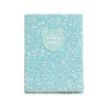 Miquel Rius Back2Fun Cuaderno Encolado con Cubierta de Purpurina Azul y Patch de Silicona - 96 Hojas Lisas de Papel 100 g/m2