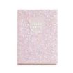 Miquel Rius Back2Fun Cuaderno Encolado con Cubierta de Purpurina Rosa y Patch de Silicona - 96 Hojas Lisas de Papel 100 g/m2