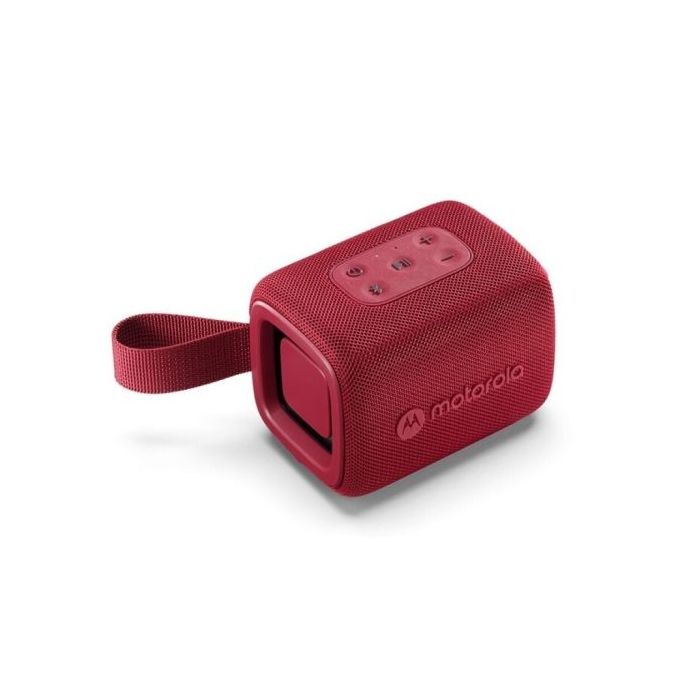 Motorola ROKR 300 Altavoz Portatil - 7W - Bluetooth 5.3 - IP67 - 12 Horas de Autonomia - Color Rojo
