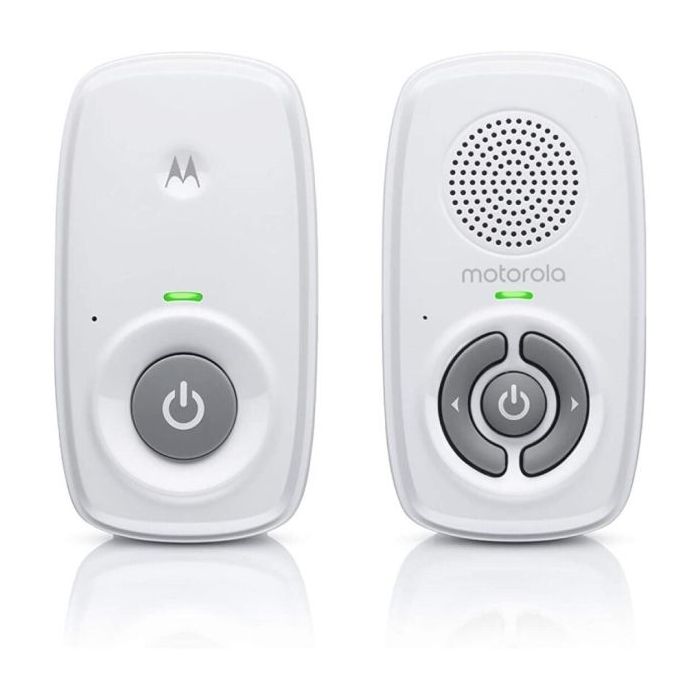 Motorola Nursery AM21 Vigilabebes de Audio - Alcance hasta 300m en Exterior y 50m en Interior - Conexion DECT - Color Blanco