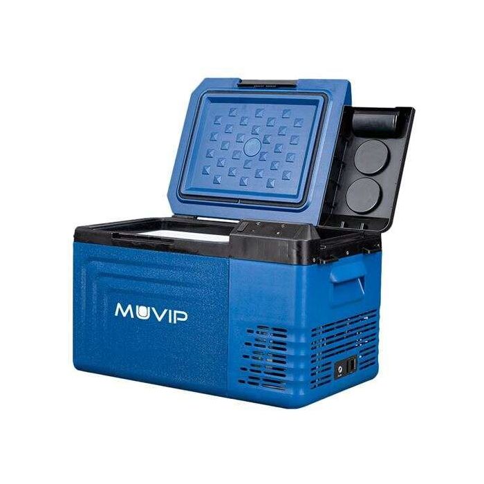 Muvip Nevera Compresor Portatil Blue 19 Litros - Temperatura entre -20º/+20º - Asas de transporte - Compresor silencioso - Color Azul