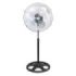 Muvip Ventilador Industrial de Pie - 75W - 45cm - 3 Velocidades - Color Plata/Negro
